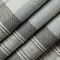 Blue Grey Stain Resistant Performance Pet Friendly Plaid Woven Pattern Upholstery Fabric by The Yard - SKU: Memphis Glacier